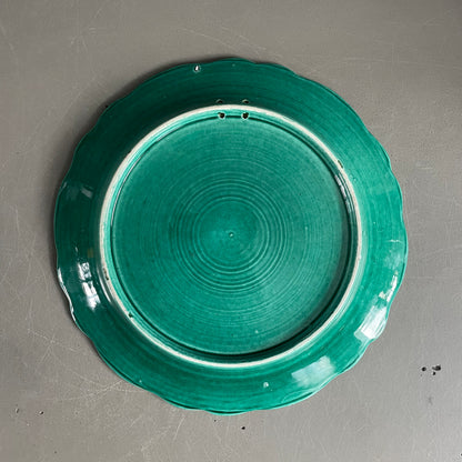 Assiette en barbotine blason de Gruyères - Ref 927