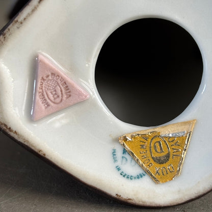 Chat en porcelaine de Jaroslav Jezek pour Royal Dux - 1960 - Ref 1321
