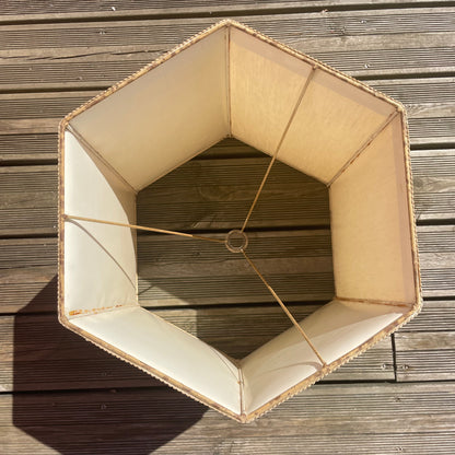 Abat-jour hexagonal ancien - Ref 951