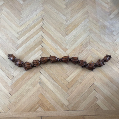 Frise murale en bois sculpté 125cm - Ref 1327