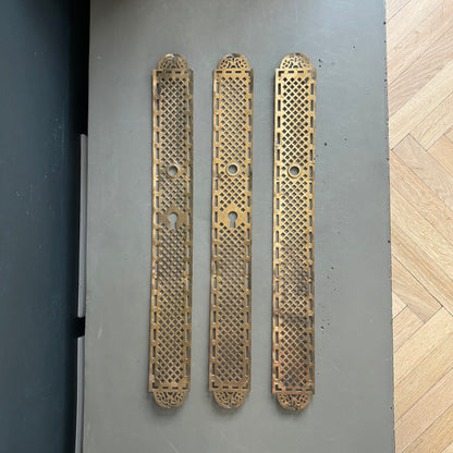 3 Plaques de propreté anciennes - 52cm - Ref 1337