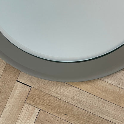 Miroir de salle de bain rond bicolore - Ref 946