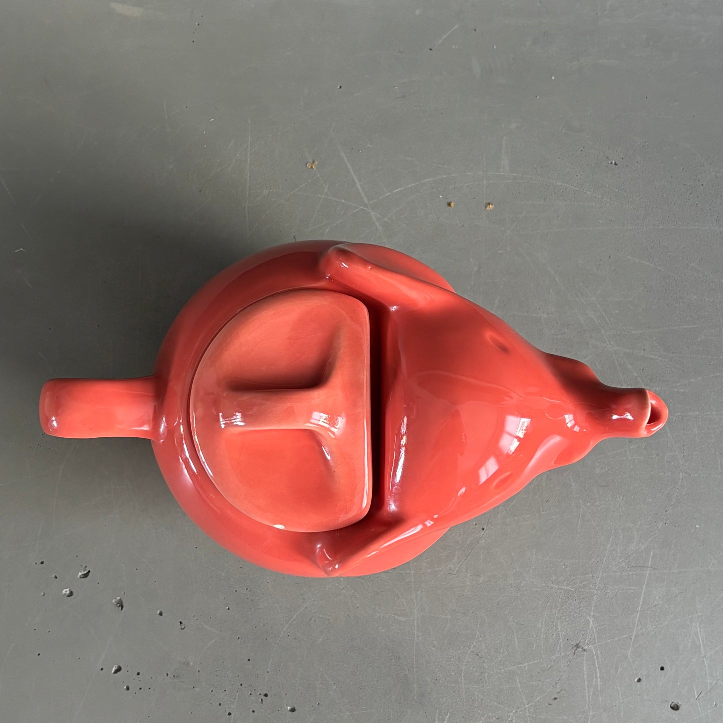 Théière Éléphant grand modèle couleur corail - Ref 1273