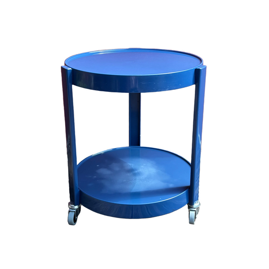Desserte roulante space-age bleu marine - Ref 1283