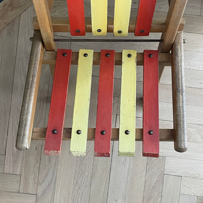 Chaise enfant pliante en bois - Ref 1094