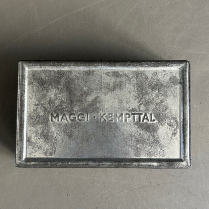 Boîte Maggi Kempttal ancienne en tôle emboutie - Ref 1306