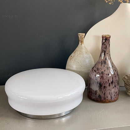 Plafonnier en verre blanc Ikea - Ref 944