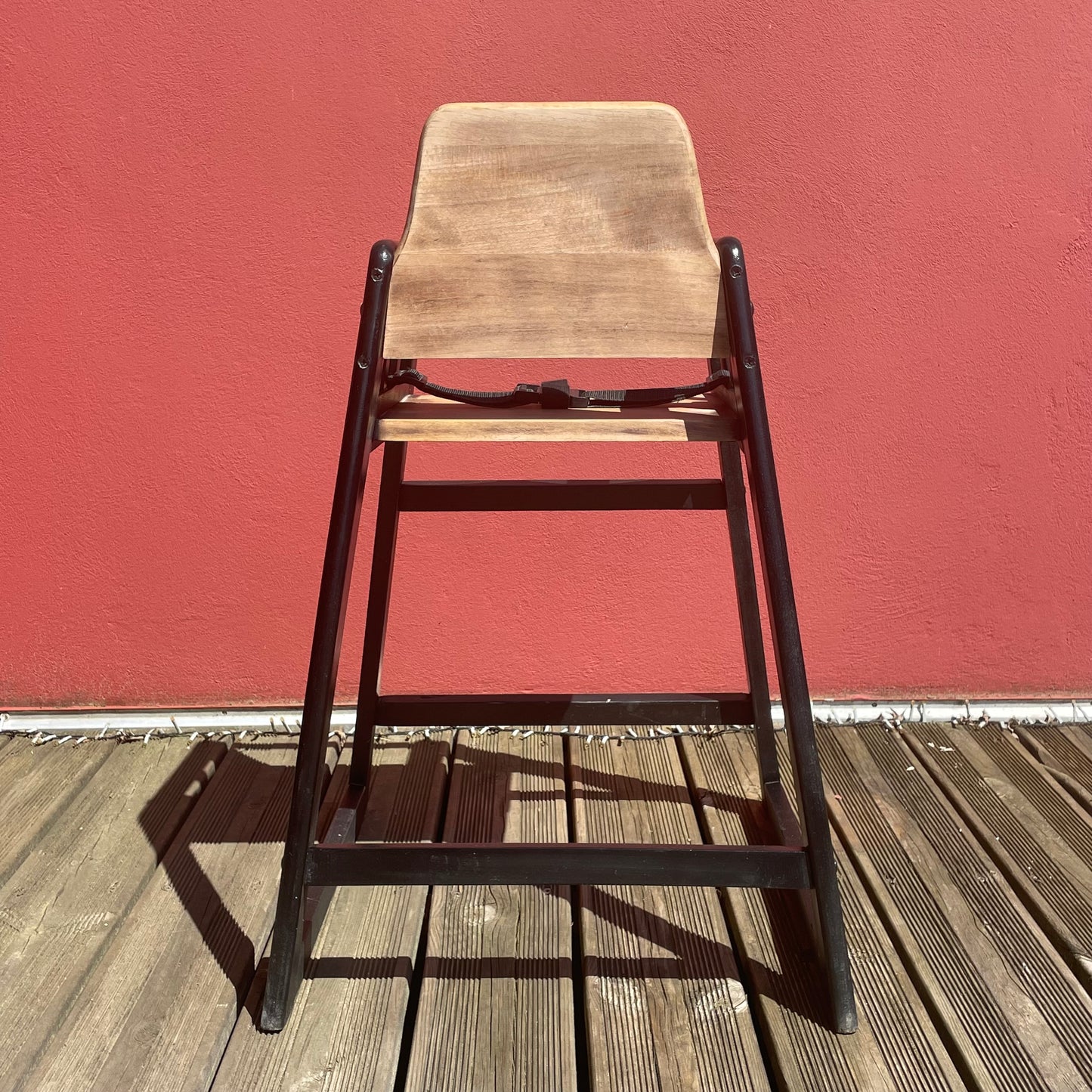 Chaise haute pour bébé en bois - Ref 950