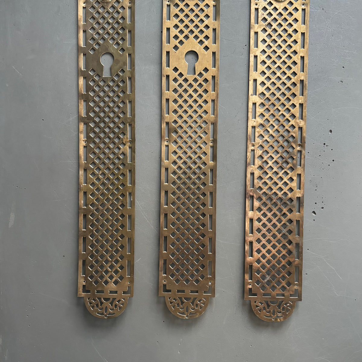 3 Plaques de propreté anciennes - 52cm - Ref 1337