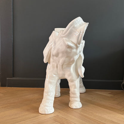 Cache-pot éléphant en céramique - Ref 1339