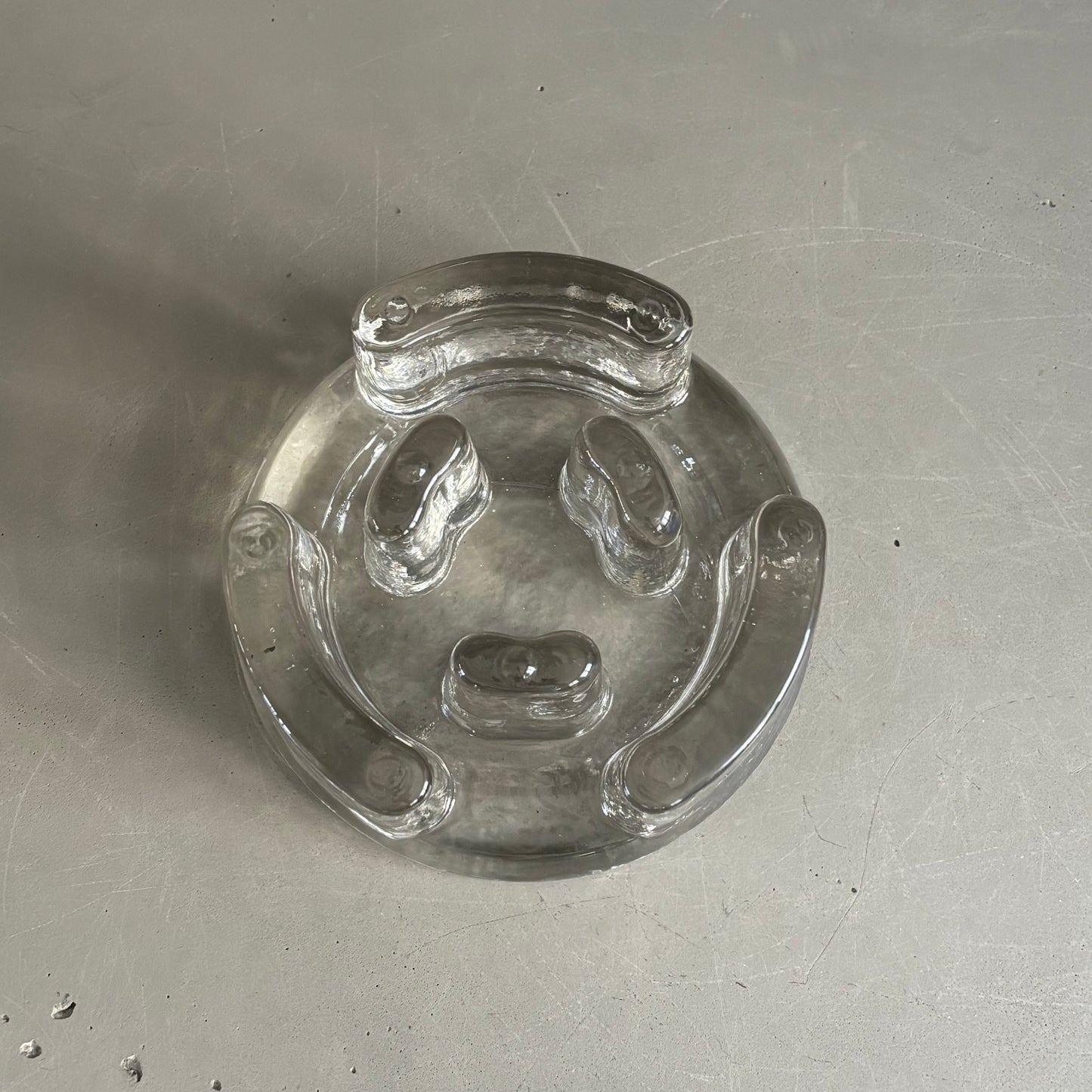 Chauffe-plat en verre moulé pressé - Ref 1256