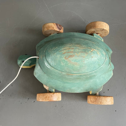 Jouet à tirer en bois tortue Longeville - Ref 1102