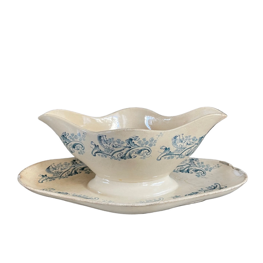 Saucière en Terre de fer Longwy modèle Russe - Ref 939