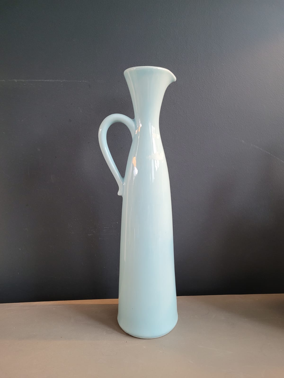 Carafe Georges Monin en porcelaine bleu ciel - ref 155