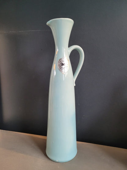 Georges Monin carafe in sky blue porcelain