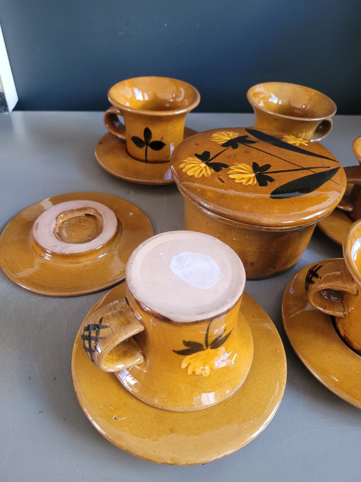 Vintage porcelain coffee set