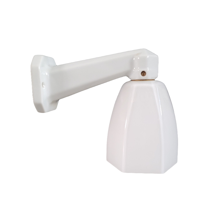 Applique en porcelaine et verre  - Ref 589