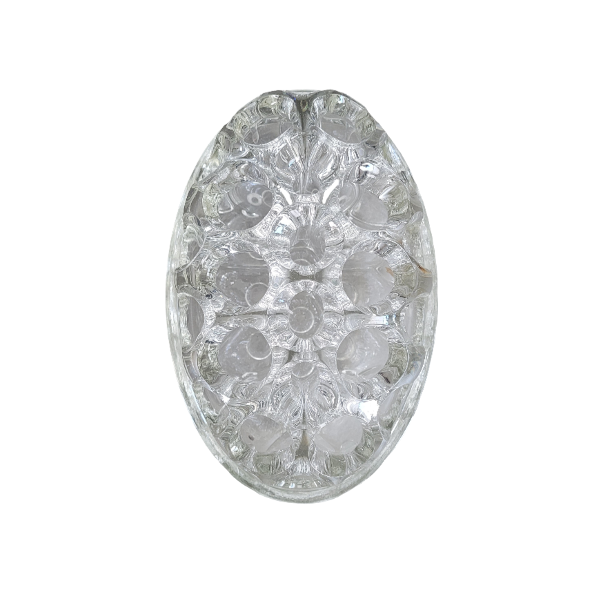 Pique-fleurs en verre moulé grand modèle- Ref 597