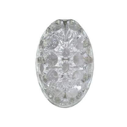 Pique-fleurs en verre moulé grand modèle- Ref 597