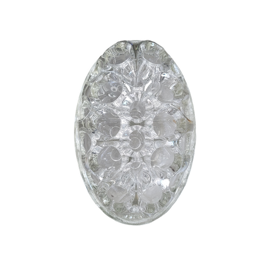 Pique-fleurs en verre moulé grand modèle- Ref 597