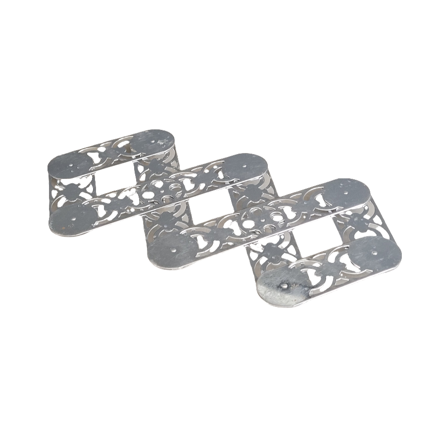 Grand dessous de plat articulé en inox - Ref 404