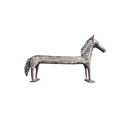 Statuette cheval en bronze - Ref 368