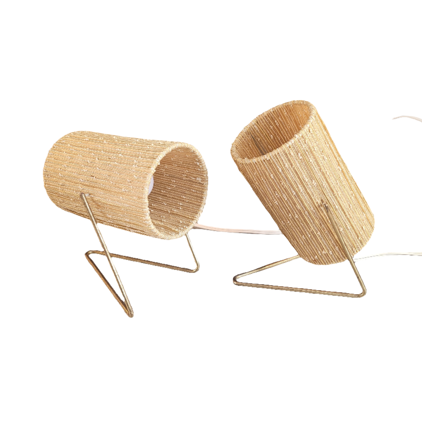 Paire de lampes orientables vintage - Ref 528