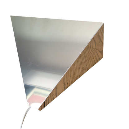 Applique triangulaire Ikea vintage en aluminium - Ref 304