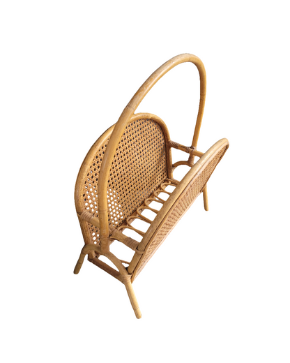 Porte-revues en rotin et cannage - Ref 101