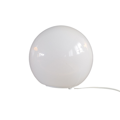 Lampe à poser globe verre opaline Ikea - Ref 311
