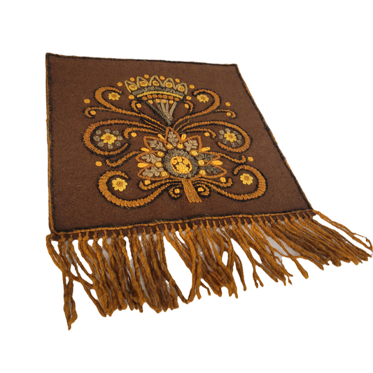 Tenture murale 70's en laine - Ref 591