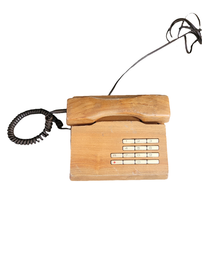 Téléphone en bois Gfeller Trub années 70 - Ref 552