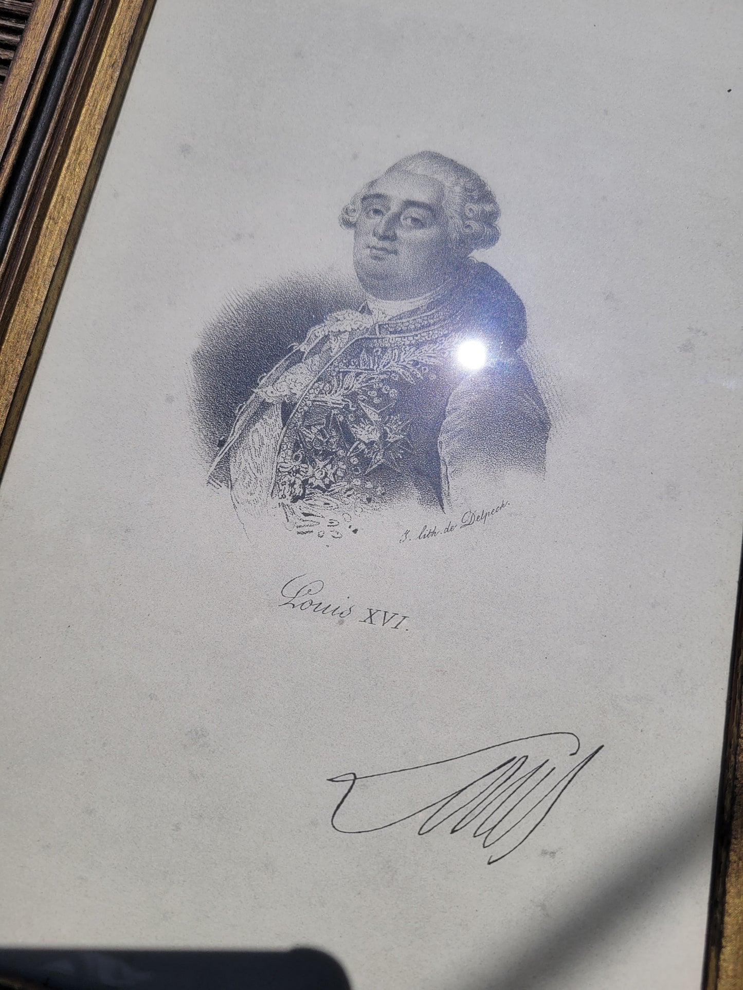 Lot de 4 portraits de Rois de France - Ref 463