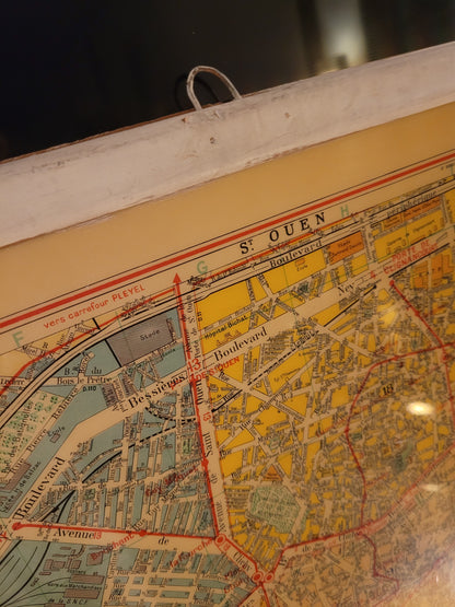 Plan de Paris mural de 1974 - Cartes Taride - Ref 626