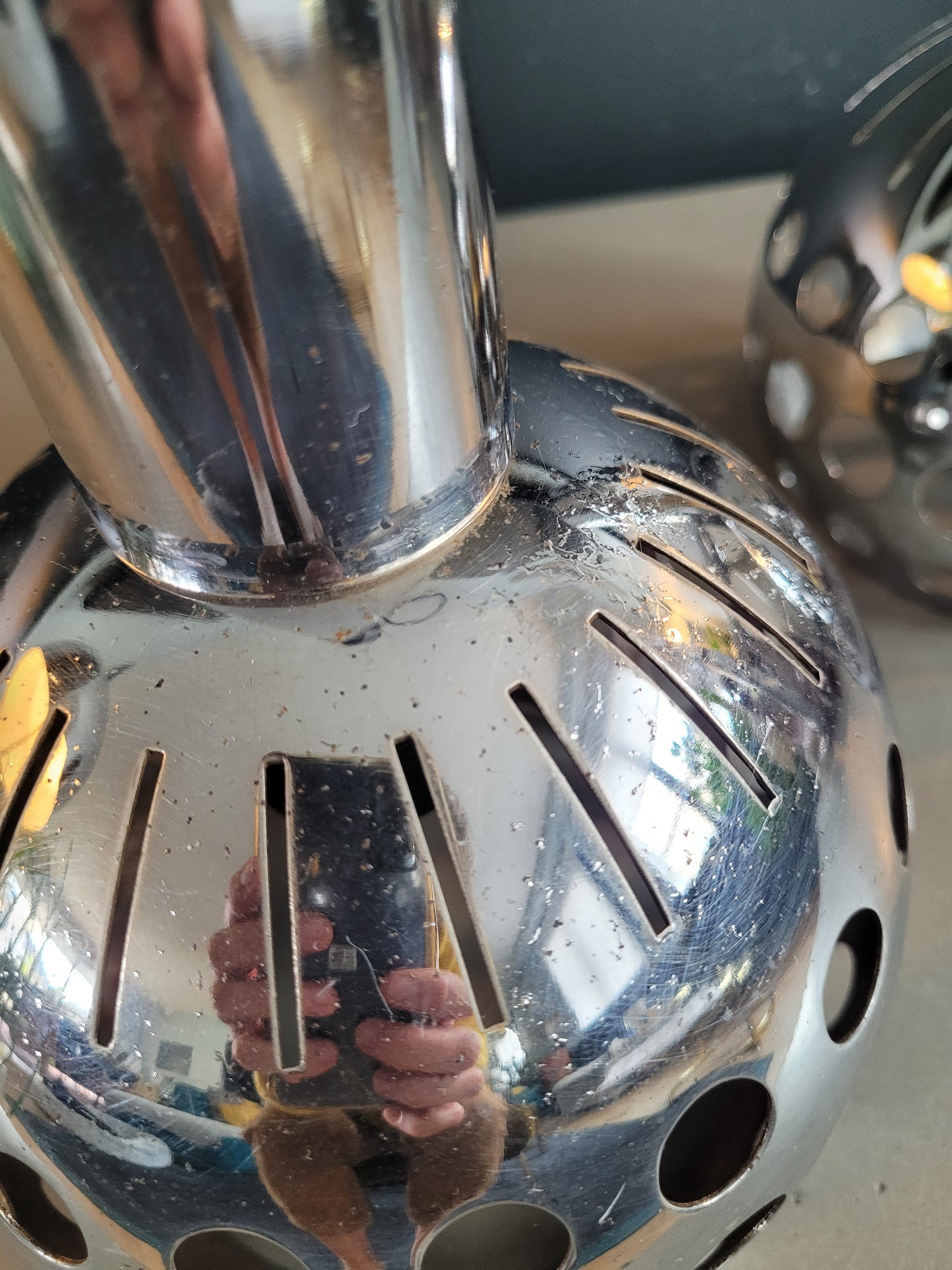 Ensemble applique + suspension vintages chromées - Ref 650