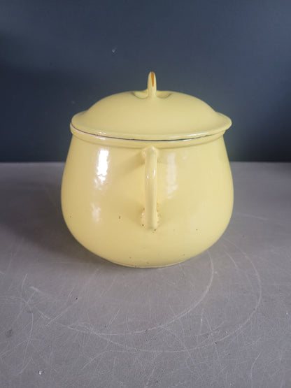 Marmite en fonte émaillée jaune DRU Holland - Ref 842