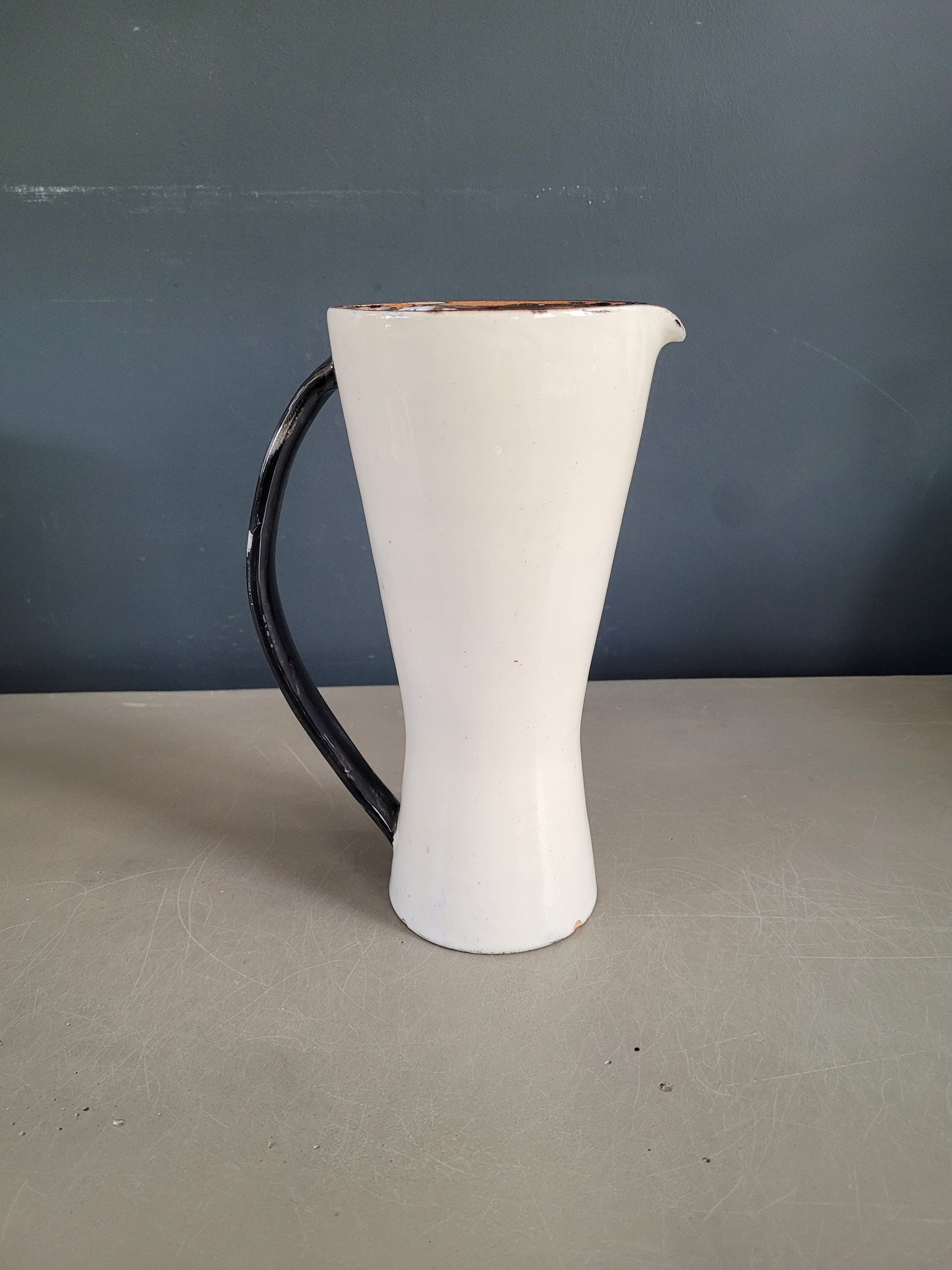 Pichet diabolo vintage noir et blanc - Ref 572