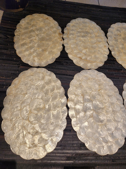 6 sets de table en nacre - Ref 810