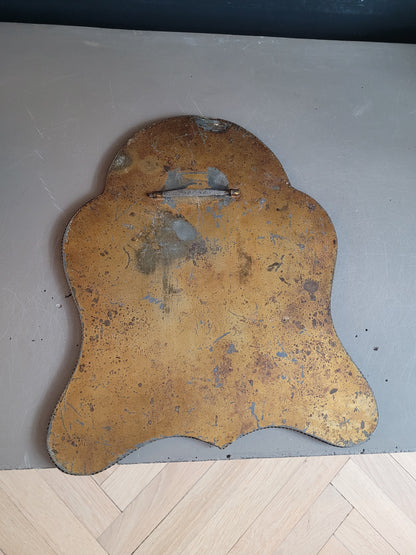 Miroir biseauté et ciselé ancien - Ref 806