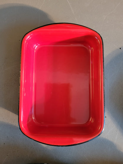 Lot de 4 raviers / plats en fonte émaillée- Ref 735