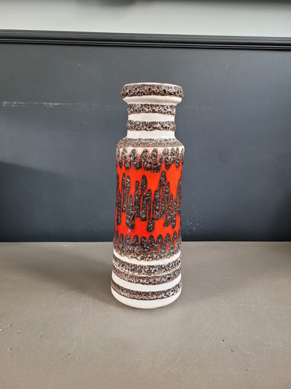 Vase fat lava West Germany Scheurich - Ref 590