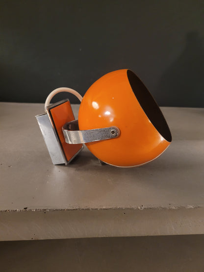 Applique eye ball vintage orange - Ref 785