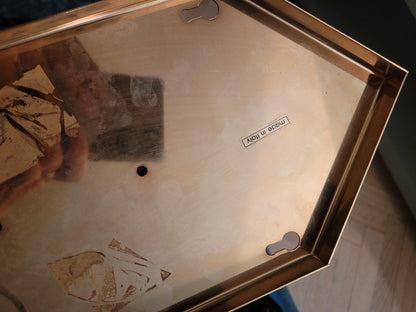 Applique italienne en verre et plaqué or 24 carats - Ref 666