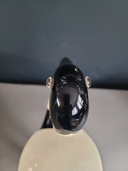 Statuette Ibis en résine laquée - Ref 905