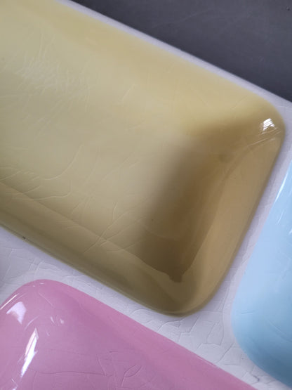 Plateau apéritif vintage en céramique- Ref 676