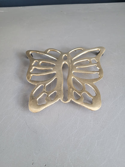 Dessous de plat papillon en laiton - Ref 452