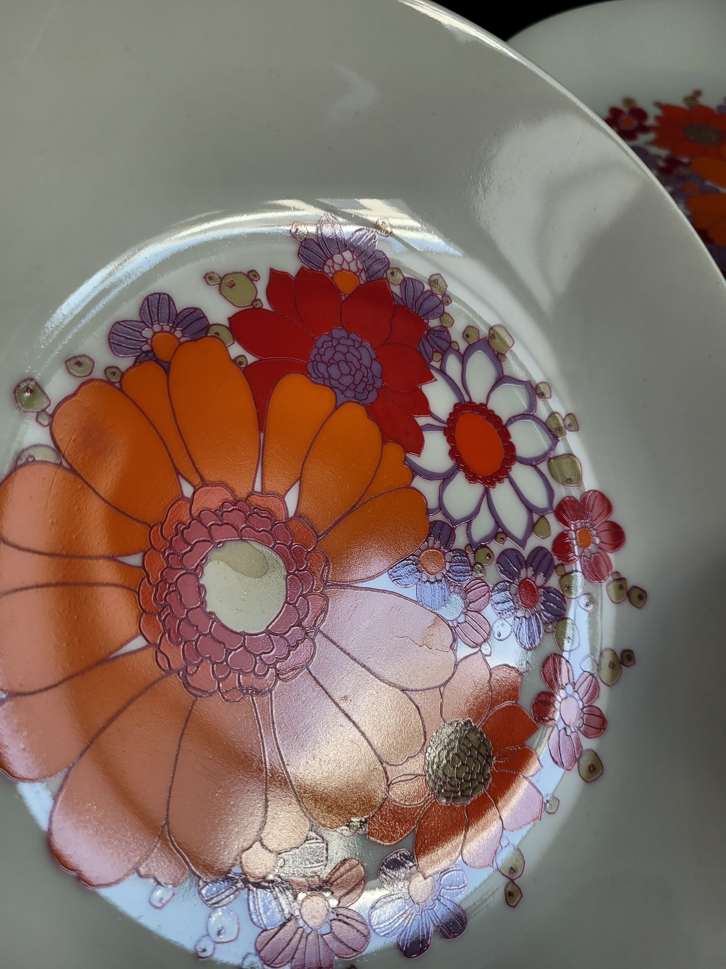 8 assiettes vintage Wunsiedel Bavaria - Ref 817