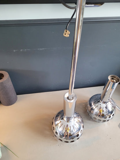 Ensemble applique + suspension vintages chromées - Ref 650