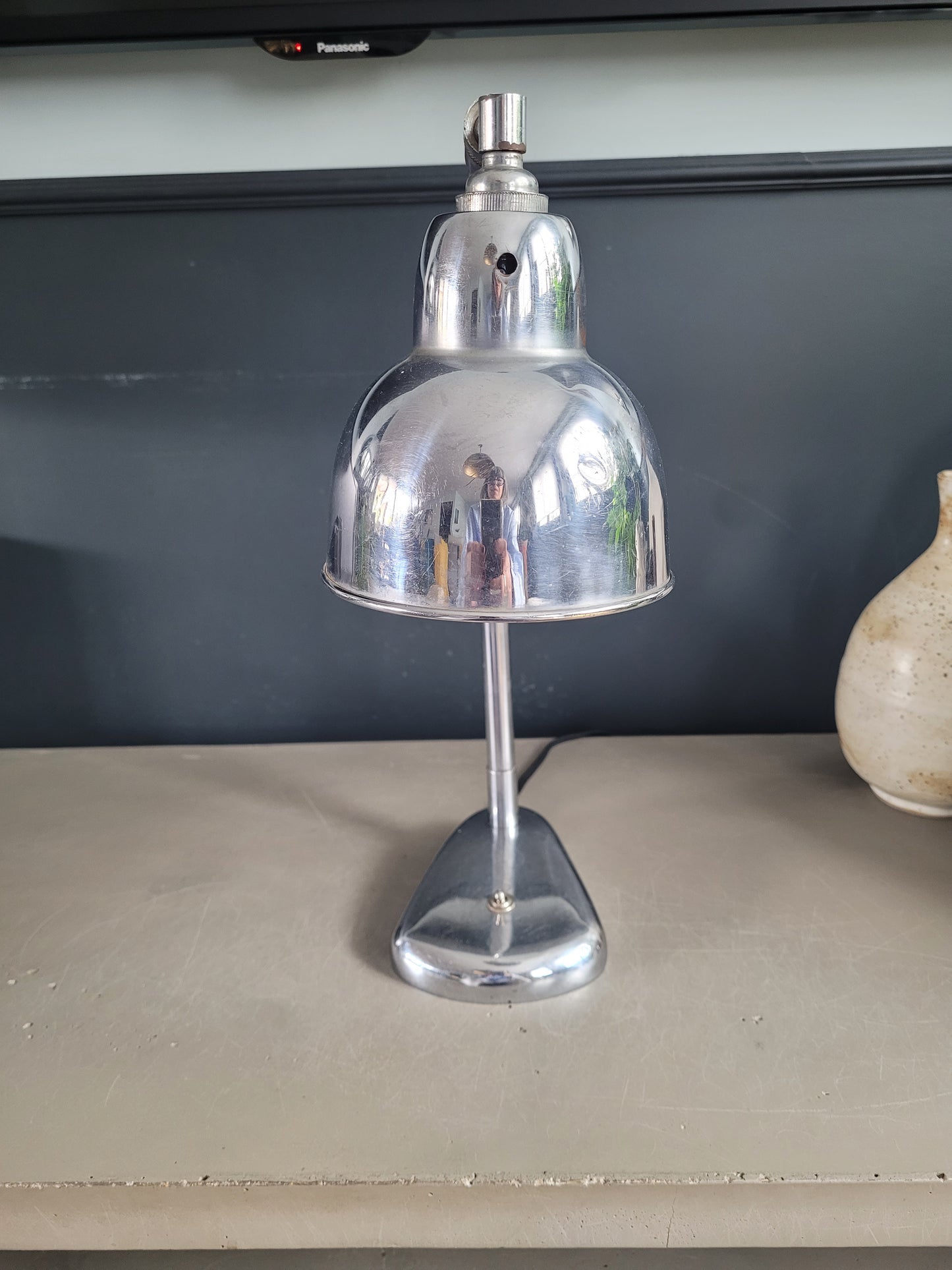 Lampe du bureau articulée chromée- Ref 538