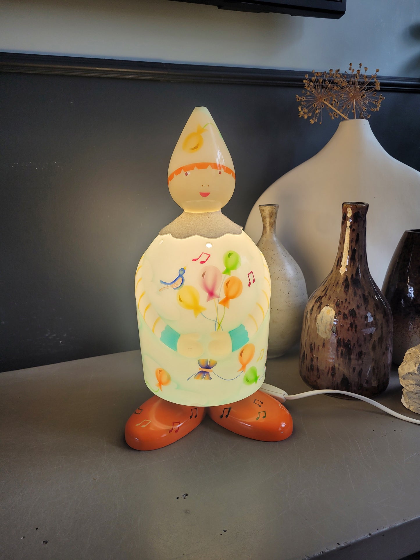 Lampe L'Oiseau Bateau en résine - Ref 679